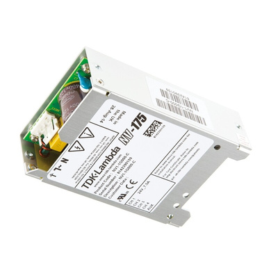 TDK-Lambda Switching Power Supply, NV1-1G000-C, 24V dc, 7.5A, 175W, 1 Output, 90 → 264V ac Input Voltage
