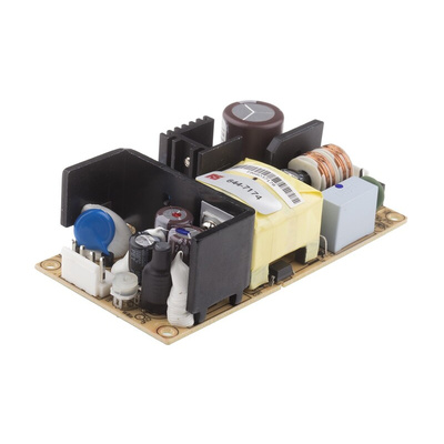 MEAN WELL Switching Power Supply, RPS-60-48, 48V dc, 1.25A, 60W, 1 Output, 127 → 370 V dc, 90 → 264 V ac