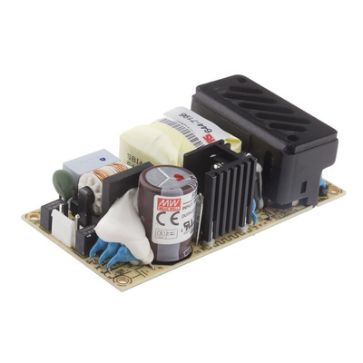 MEAN WELL Switching Power Supply, RPT-60A, ±5 V dc, ±12 V dc, 2 A, 4 A, 500mA, 46.5W, Triple Output, 127 → 370 V
