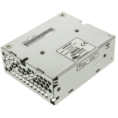 TDK-Lambda Switching Power Supply, LS35-24, 24V dc, 1.5A, 35W, 1 Output, 125 → 373 V dc, 88 → 264 V ac