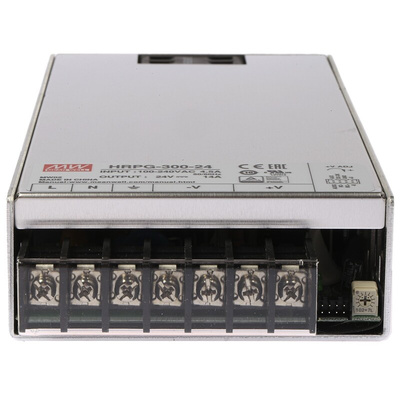 MEAN WELL Switching Power Supply, HRPG-300-24RS, 24V dc, 14A, 336W, 1 Output, 120 → 370 V dc, 85 → 264 V