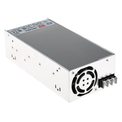 MEAN WELL Switching Power Supply, HRPG-600-5RS, 5V dc, 120A, 600W, 1 Output, 120 → 370 V dc, 85 → 264 V