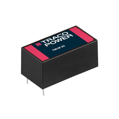 TRACOPOWER Switching Power Supply, TMLM 20124, 24V dc, 833mA, 20W, 1 Output, 90 → 264V ac Input Voltage