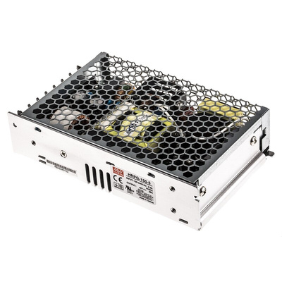MEAN WELL Switching Power Supply, HRPG-150-5RS, 5V dc, 26A, 130W, 1 Output, 120 → 370 V dc, 85 → 264 V ac