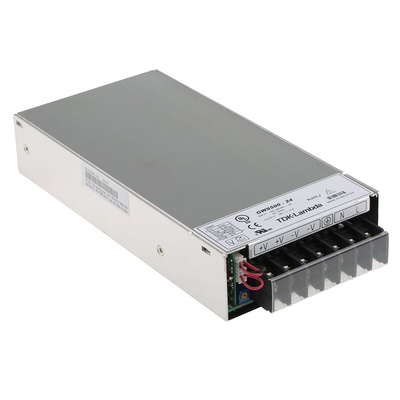 TDK-Lambda Switching Power Supply, GWS500-24, 24V dc, 21A, 504W, 1 Output, 120 → 373 V dc, 85 → 265 V ac