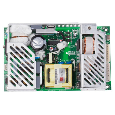 MEAN WELL Switching Power Supply, MPQ-200B, ±5 V dc, ±12 V dc, 2A, 140W, Quad Output, 127 → 370 V dc, 90
