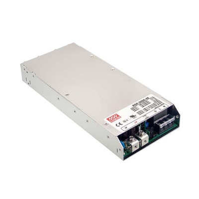 MEAN WELL Switching Power Supply, RSP-2000-24, 24V dc, 80A, 1.9kW, 1 Output, 127 → 370 V dc, 90 → 264 V