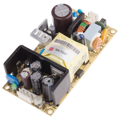 MEAN WELL Switching Power Supply, EPS-45-12, 12V dc, 3.75A, 45W, 1 Output, 127 → 370 V dc, 90 → 264 V ac