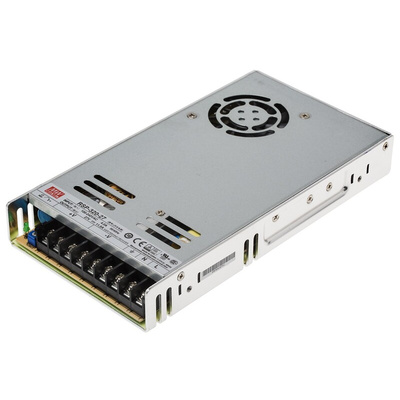 MEAN WELL Switching Power Supply, RSP-320-27, 27V dc, 11.9A, 321W, 1 Output, 124 → 370 V dc, 88 → 264 V