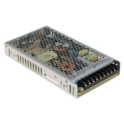 MEAN WELL Switching Power Supply, RSP-200-24, 24V dc, 8.4A, 201.6W, 1 Output, 124 → 370 V dc, 88 → 264 V