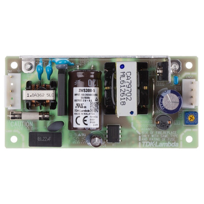 TDK-Lambda Switching Power Supply, ZWS30B-5, 5V dc, 6A, 30W, 1 Output, 120 → 370 V dc, 85 → 265 V ac