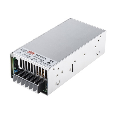 MEAN WELL Switching Power Supply, MSP-600-24, 24V dc, 27A, 648W, 1 Output, 120 → 370 V dc, 85 → 264 V ac