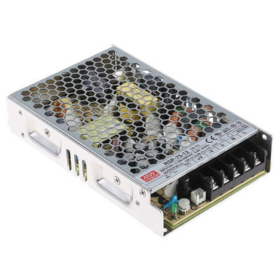 MEAN WELL Switching Power Supply, RSP-75-12RS, 12V dc, 6.3A, 75.6W, 1 Output, 120 → 370 V dc, 85 → 264 V