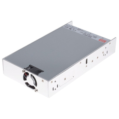 MEAN WELL Switching Power Supply, RSP-500-5RS, 5V dc, 90A, 450W, 1 Output, 120 → 370 V dc, 85 → 264 V ac