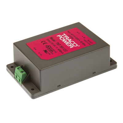 TRACOPOWER Switching Power Supply, TMT 50112C, 12V dc, 4.2A, 50W, 1 Output, 85 → 264 V ac, 85 → 370 V dc