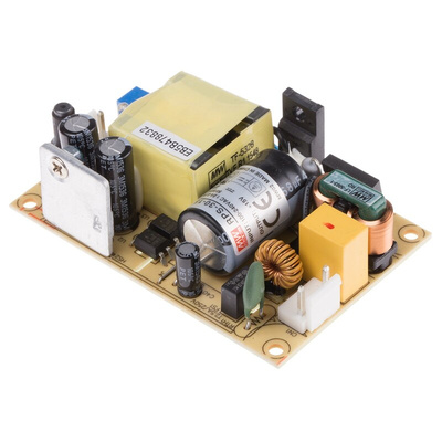 MEAN WELL Switching Power Supply, RPS-30-15, 15V dc, 2A, 30W, 1 Output, 80 → 264V ac Input Voltage