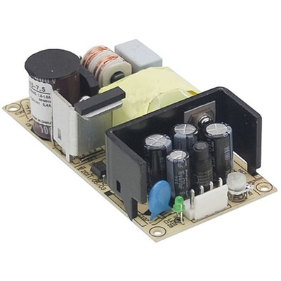 MEAN WELL Switching Power Supply, EPS-45S-12, 12V dc, 3.75A, 45W, 1 Output, 127 → 370 V dc, 90 → 264 V ac