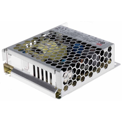 MEAN WELL Switching Power Supply, LRS-50-15, 15V dc, 3.4A, 51W, 1 Output, 120 → 373 V dc, 85 → 264 V ac