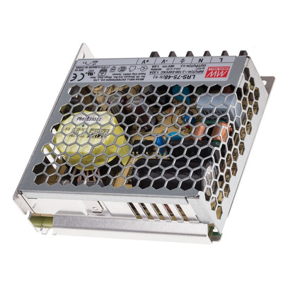 MEAN WELL Switching Power Supply, LRS-75-48, 48V dc, 1.6A, 76.8W, 1 Output, 120 → 373 V dc, 85 → 264 V ac