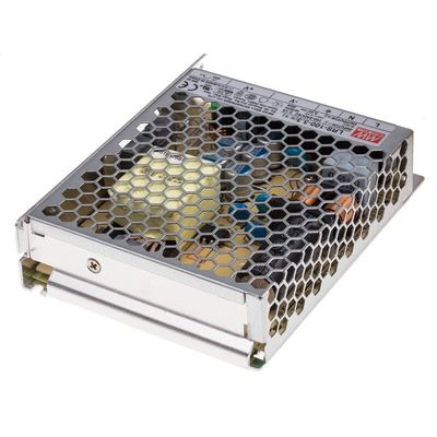 MEAN WELL Switching Power Supply, LRS-100-3.3, 3.3V dc, 20A, 66W, 1 Output, 120 → 373 V dc, 85 → 264 V ac