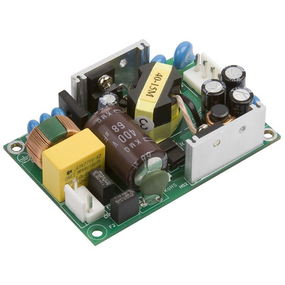 XP Power Switching Power Supply, ECP40UD03, 5 V dc, 24 V dc, 1.3 A, 7.8 A, 40W, Dual Output, 85 → 264V ac Input