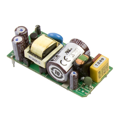 XP Power Switching Power Supply, ECL15US12-P, 12V dc, 1.25A, 15W, 1 Output, 120 → 370 V dc, 85 → 264 V ac