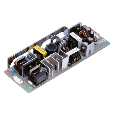 Cosel Switching Power Supply, LEB100F-0524-Y, 5 V dc, 24 V dc, 4 A, 5 A, 100W, Dual Output, 120 → 370 V dc, 85