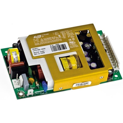 EOS Switching Power Supply, LFVLT80-1002, 15V dc, 5.5A, 80W, 1 Output, 90 → 264V ac Input Voltage