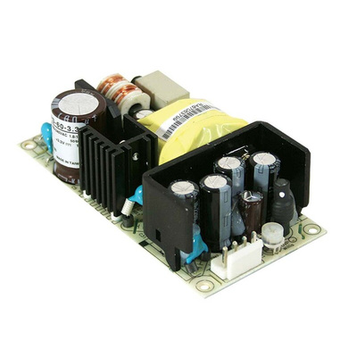 MEAN WELL Switching Power Supply, RPS-60-3.3, 3.3V dc, 10A, 33W, 1 Output, 127 → 370 V dc, 90 → 264 V ac