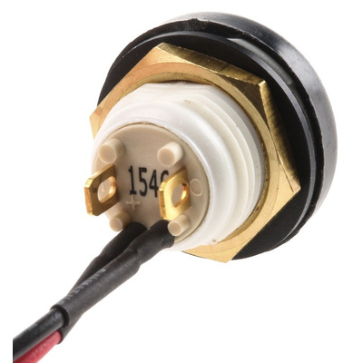 ITW 48 Single Pole Single Throw (SPST) Momentary Blue LED Push Button Switch, IP67, 13.6 (Dia.)mm, Panel Mount, 48V dc