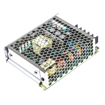 MEAN WELL Switching Power Supply, HRP-75-5RS, 5V dc, 15A, 75W, 1 Output, 120 → 370 V dc, 85 → 264 V ac