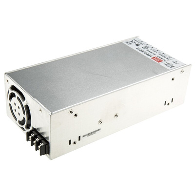 MEAN WELL Switching Power Supply, HRPG-600-12RS, 12V dc, 53A, 636W, 1 Output, 120 → 370 V dc, 85 → 264 V