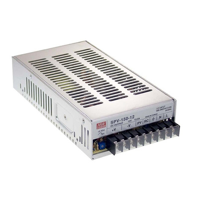 MEAN WELL Switching Power Supply, SPV-150-24RS, 24V dc, 6.25A, 150W, 1 Output, 124 → 370 V dc, 88 → 264 V