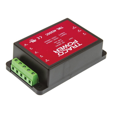 TRACOPOWER Switching Power Supply, TML 40205C, ±5V dc, 4A, 40W, Dual Output, 100 → 375 V dc, 90 → 264 V