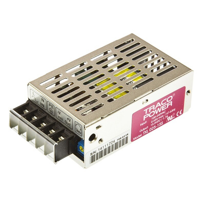 TRACOPOWER Switching Power Supply, TXL 025-15S, 15V dc, 1.7A, 25W, 1 Output, 85 → 264V ac Input Voltage