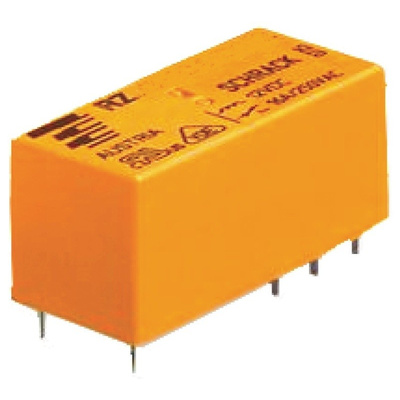 TE Connectivity, 12V dc Coil Non-Latching Relay SPDT, 12A Switching Current PCB Mount,  Single Pole