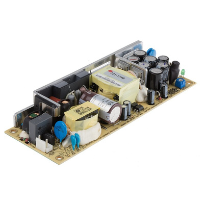 MEAN WELL Switching Power Supply, ELP-75-5RS, 5V dc, 15A, 75W, 1 Output, 127 → 370 V dc, 90 → 264 V ac