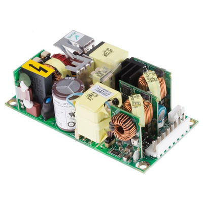 Artesyn Embedded Technologies Switching Power Supply, LPT102-M, 5 V dc, ±12 V dc, 2 A, 9 A, 18 A, 130W, Triple Output,