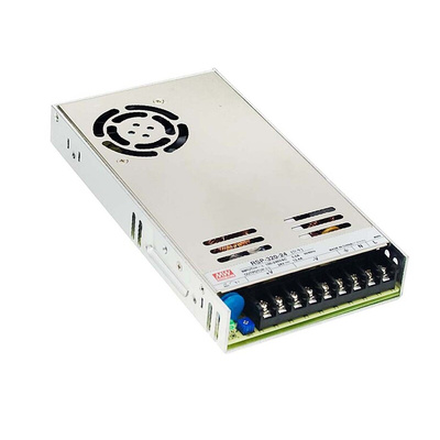 MEAN WELL Switching Power Supply, RSP-320-4RS, 4.2V dc, 60A, 240W, 1 Output, 124 → 370 V dc, 88 → 264 V