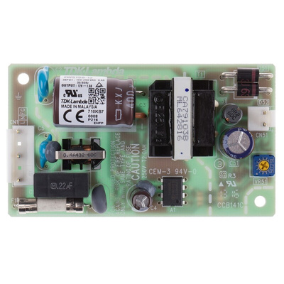 TDK-Lambda Switching Power Supply, ZWS15B-12, 12V dc, 1.3A, 15.6W, 1 Output, 120 → 370 V dc, 85 → 265 V