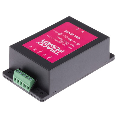 TRACOPOWER Switching Power Supply, TMM 40105C, 5V dc, 8A, 40W, 1 Output, 85 → 264V ac Input Voltage