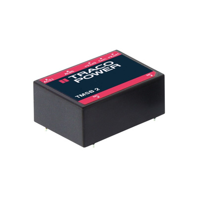 TRACOPOWER Switching Power Supply, TMSB 2-2143, 3.3 V dc, 14 V dc, 70mA, 2W, Dual Output, 120 → 370 V dc, 90