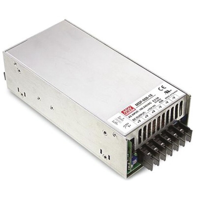 MEAN WELL Switching Power Supply, MSP-600-12, 12V dc, 53A, 636W, 1 Output, 120 → 370 V dc, 85 → 264 V ac