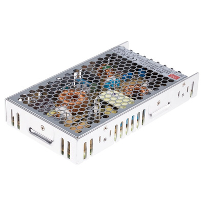 MEAN WELL Switching Power Supply, RSP-100-27RS, 27V dc, 3.8A, 102.6W, 1 Output, 120 → 370 V dc, 85 → 264