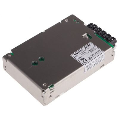 TDK-Lambda Switching Power Supply, HWS-50A-24/ME, 24V dc, 2.2A, 52.8W, 1 Output, 120 → 370 V dc, 85 → 265