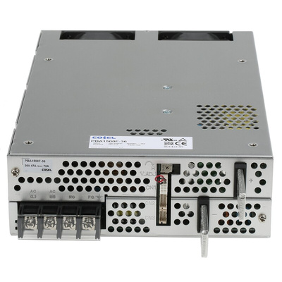 Cosel Switching Power Supply, PBA1500F-36, 36V dc, 47A, 1.5kW, 1 Output, 120 → 370 V dc, 85 → 264 V ac