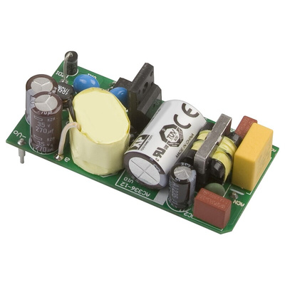 XP Power Switching Power Supply, EML15US09-P, 9V dc, 1.67A, 15W, 1 Output, 120 → 370 V dc, 85 → 264 V ac