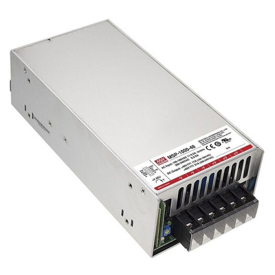 MEAN WELL Switching Power Supply, MSP-1000-12, 12V dc, 80A, 960W, 1 Output, 127 → 370 V dc, 90 → 264 V ac