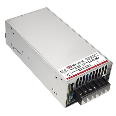 MEAN WELL Switching Power Supply, MSP-1000-48, 48V dc, 21A, 1.008kW, 1 Output, 127 → 370 V dc, 90 → 264 V