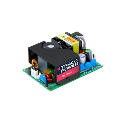 TRACOPOWER Switching Power Supply, TPP 100-124A-J, 24V dc, 4.17A, 100W, 1 Output, 120 → 370 V dc, 85 →